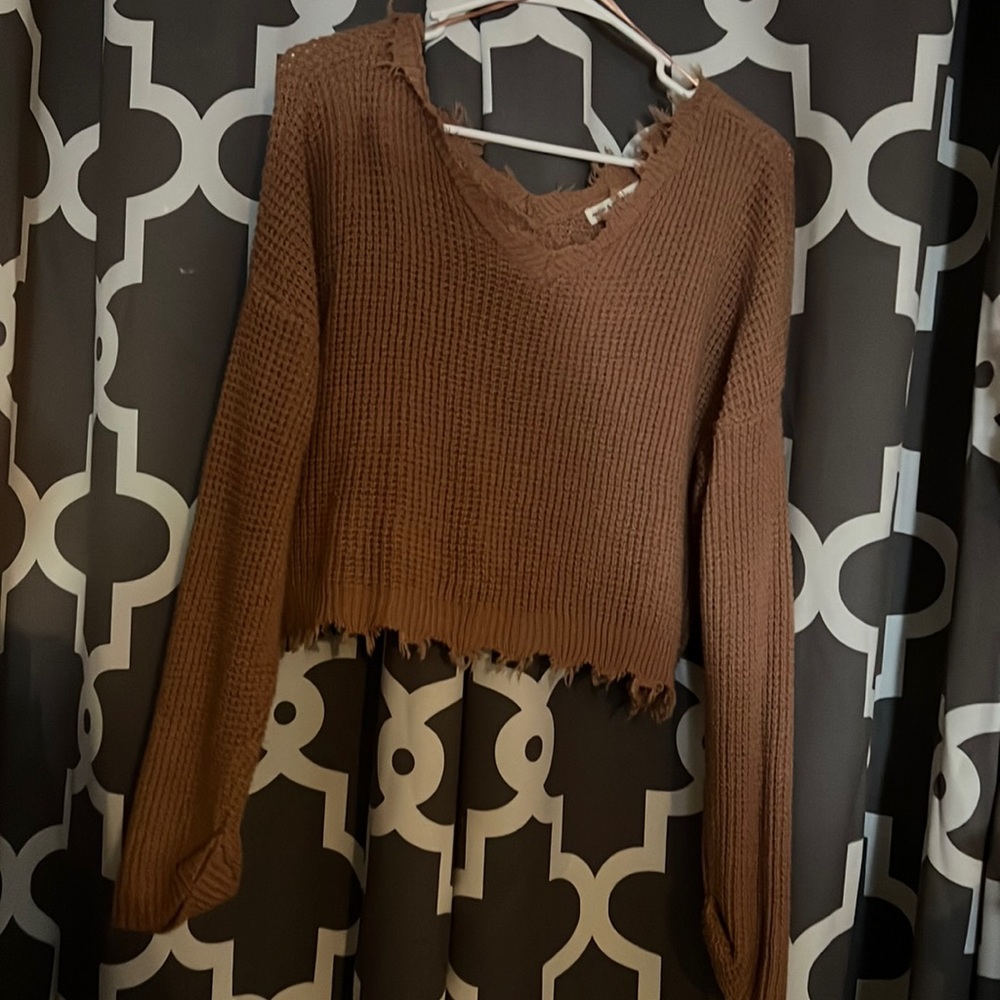 Moon & Madison sweater rusty color